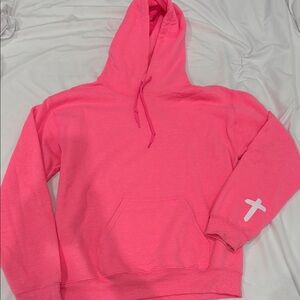 Pink Hoodie Sweater